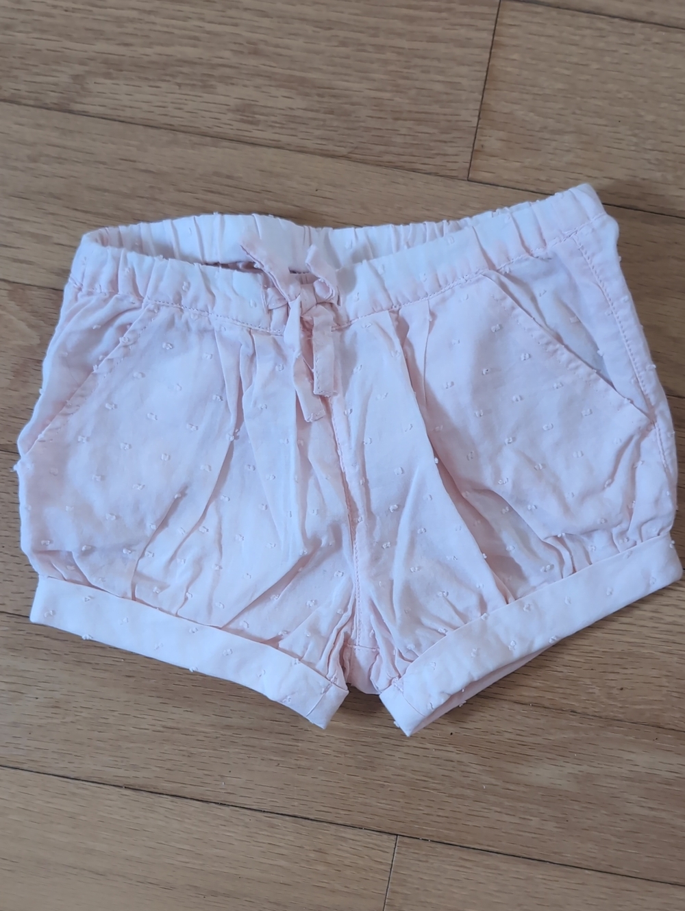 Baby GAP Light Pink Elasticwted Shorts 12-18m